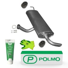 POLMO Auspuff Endschalldämpfer mit E-Prüfzeichen /5700