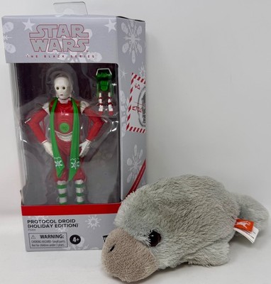 Star Wars Black Series Protocol Droid Holiday Edition Christmas Figure New