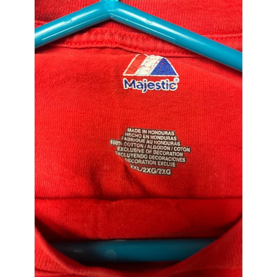 Camisa Jersey Y2K Philadelphia Phillies Roja Roy Halladay Talla 2XL Unisex Foto 4 de 4