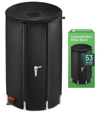Rhino CLEARMATE Collapsible Rain Barrel- 53-Gal