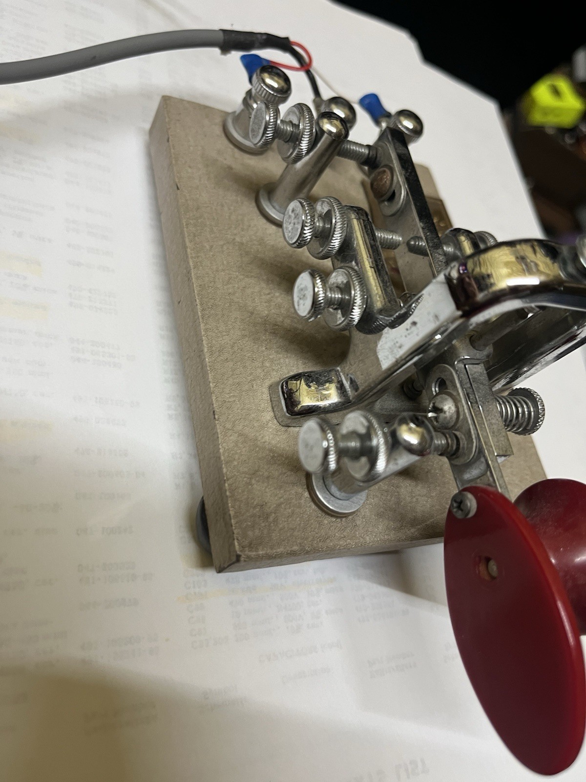 Vibroplex Vibrokeyer Vibro Keyer Standard Ham Radio Morse Code Telegraph Paddle