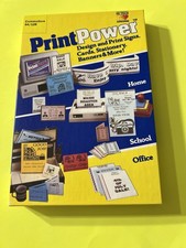Print Power Commodore 64/128 Floppy Disk BOX SET with manual - Tested Works 