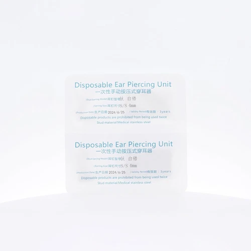 Ear Piercing Kit Titanium G23, Disposable Ear Piercing Gun Kit with F136 Medical image 8