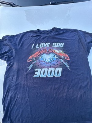 Marvel Iron Man I Love You 3000 Avengers Endgame Graphic T-Shirt