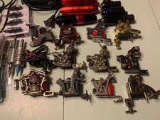 Tattoo Lot 12 machines plus other gear Untested Not sure of the brands.