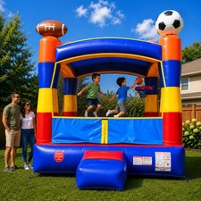 Inflatable Bounce House Commercial Sports Kids Toddler Jumping Castle NO Blower