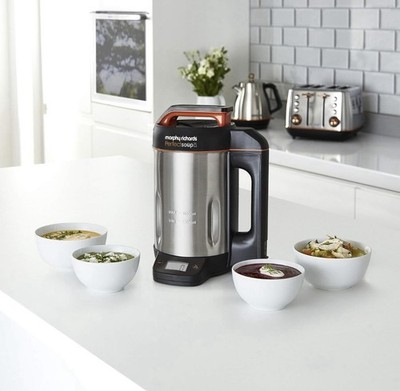 Morphy Richards Perfect Suppenbereiter 1,6L integrierte Waage 1000W Edelstahl