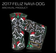 Scotty Cameron 2017 Feliz Navi Dog Christmas Golf Blade Putter Head Cover
