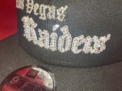 Raiders official baseball hat easy fit with European crystals. New! $_12.JPG?set_id=880000500F main image 4