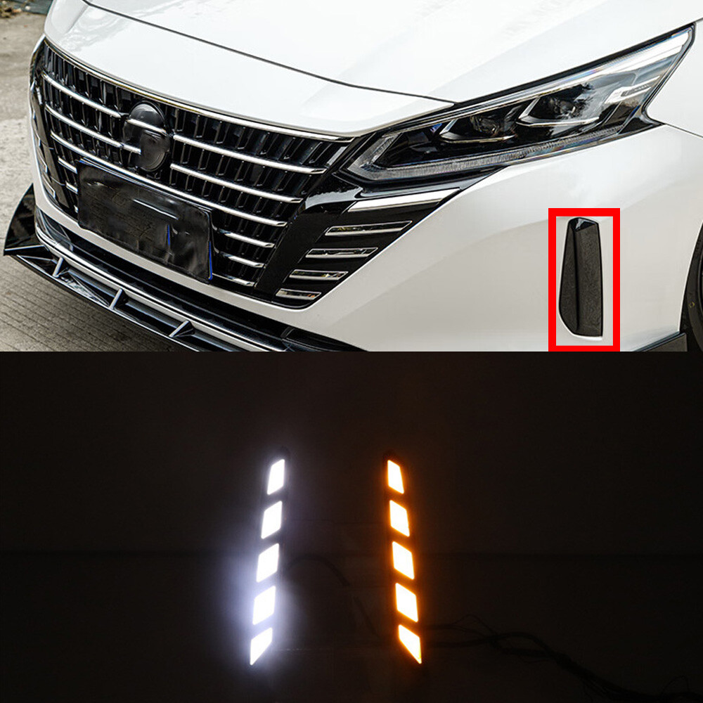Fits For 2024 2025 Nissan Sentra Daytime Running Light LED Fog