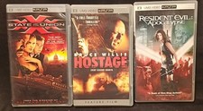 lot of 3 UMD VIDEO PSP MOVIES State of union,Resident Evil Apocalypse,Hostage