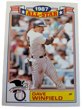 1988 Topps #8 Dave Winfield 1987 All Star New York Yankees Baseball Card (B8