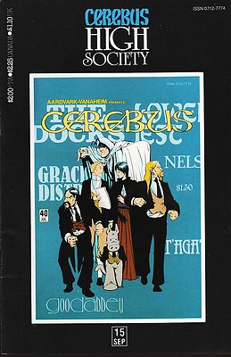 Cerebus: High Society No.15 / 1990 Dave Sim / Reprints Cerebus No.40