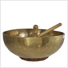 Huge Tibetan Footed Singing Bowl 8480g 45.5cm Crown & Heart Chakra