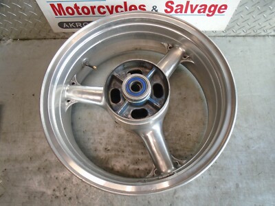 06 kawasaki z1000 zr1000 polished rear wheel rim str8 41073-1653