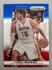 Pau Gasol 2013-14 Prizm Blue White & Red Mosaic Monster Box