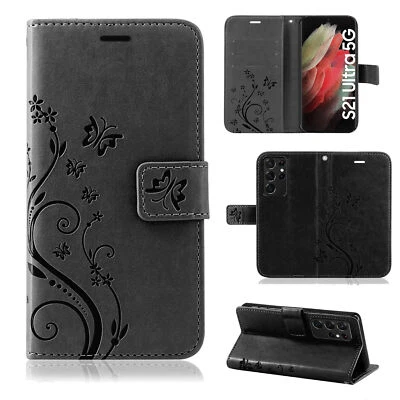 Coque Pour Samsung Galaxy S21 Ultra 5G Housse Téléphone Étui Flip TPU - Photo 1/4