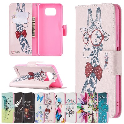 Handyhülle Xiaomi Poco X3 NFC Redmi Note 8 9 10 Pro Schutzhülle Tasche mit Motiv