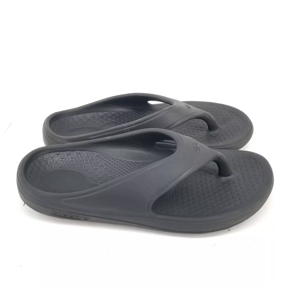 B29 Spenco Orthotic Thong Sandals Fusion Pearl Black 10 eBay