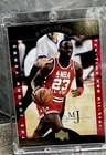 Michael Jordan Card - RARE 90’s SP - GOLD HOLO FOIL INSERT  - BULLS JERSEY #23