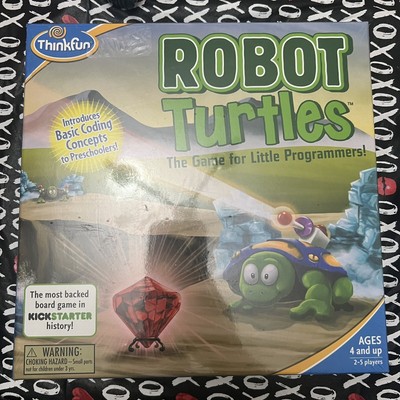 Robot Turtles Board Game Basic Coding Concepts for Preschoolers Thinkfun 2014