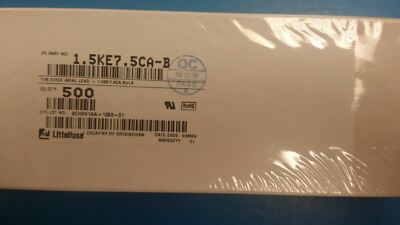 (10 PCS) 1.5KE7.5CA-B LITTELFUSE 11.3V Clamp 134.5A Ipp Tvs Diode DO-201 ROHS