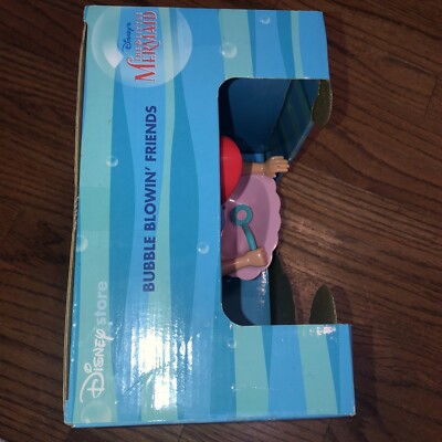 Disney The Little Mermaid ARIEL Bubble Blower Machine In Box W