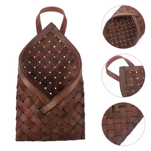 Wall Storage Hanging Basket Floral Arrangement Vase Woven Baskets Decorative