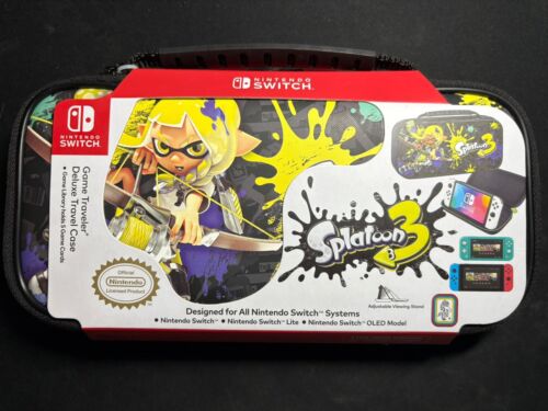 Nintendo Switch Game Traveler Deluxe Travel Case Splatoon 3 Nintendo Switch NEW