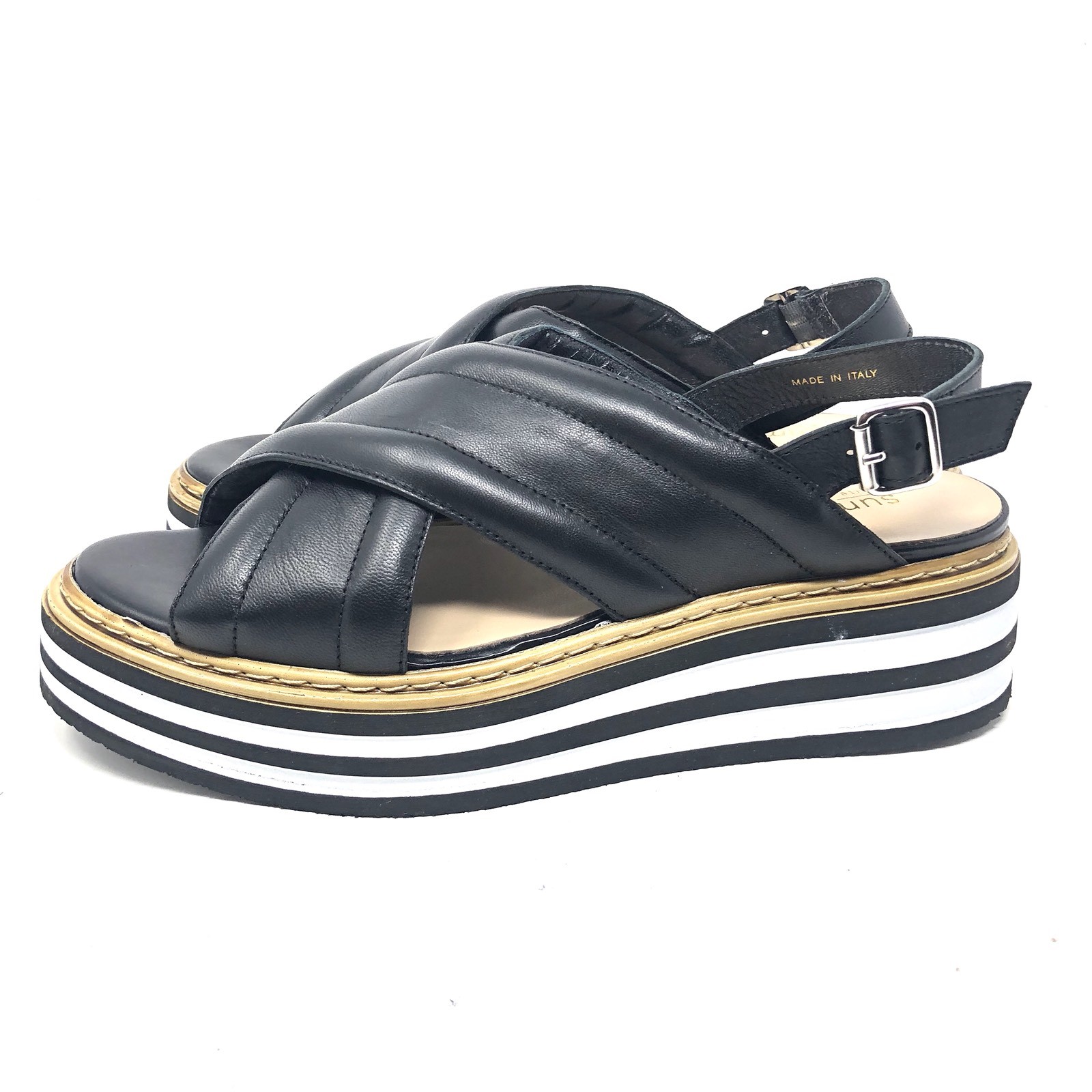 Summit by White Mountain Mountain Mountain Women’s Leanna Black Platform Sandals Sz EU 41 US 10.5 64ea36 Summit by White Mountain Mountain Mountain Women’s Leanna Black Platform Sandals Sz EU 41 US 10.5 64ea36