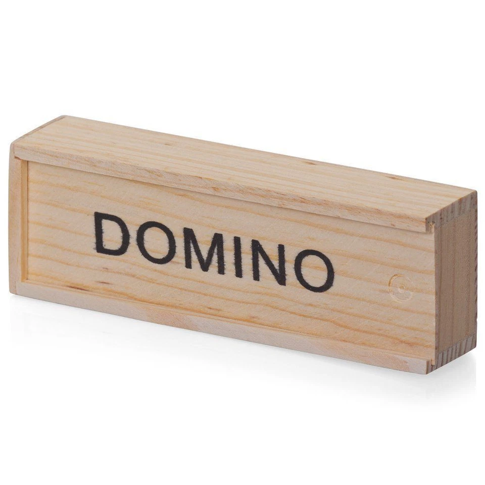 5 x Wooden Boxed Dominoes Sets - Toy Traditional Classic Kids Fun Black - Image 4 of 4