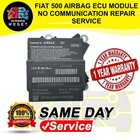 FIAT 500 AIRBAG ECU NO Communication Fault Repair Service 52040843 A2C95530204