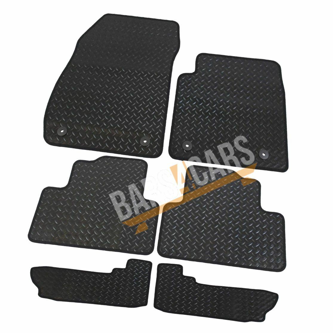 Tailored Rubber Car Mats fits Vauxhall Zafira 20122018 Tourer 6Pce Set