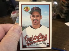 1989 Bowman Baltimore Orioles Baseball Card #17 Phil Bradley