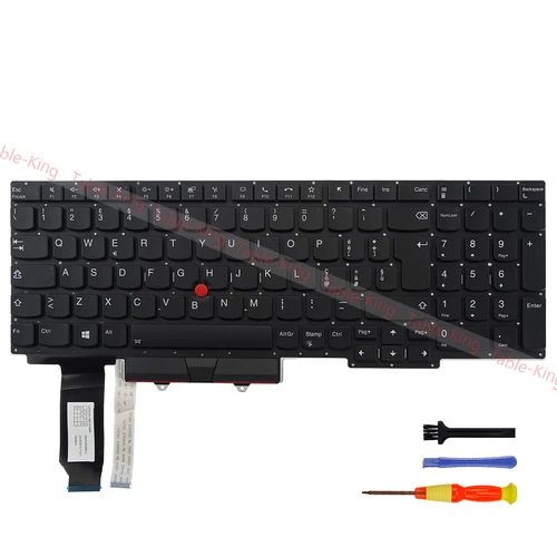 Italian Backlit Laptop Keyboard for Lenovo Thinkpad E15 Gen2 E15 Gen3 E15 Gen4