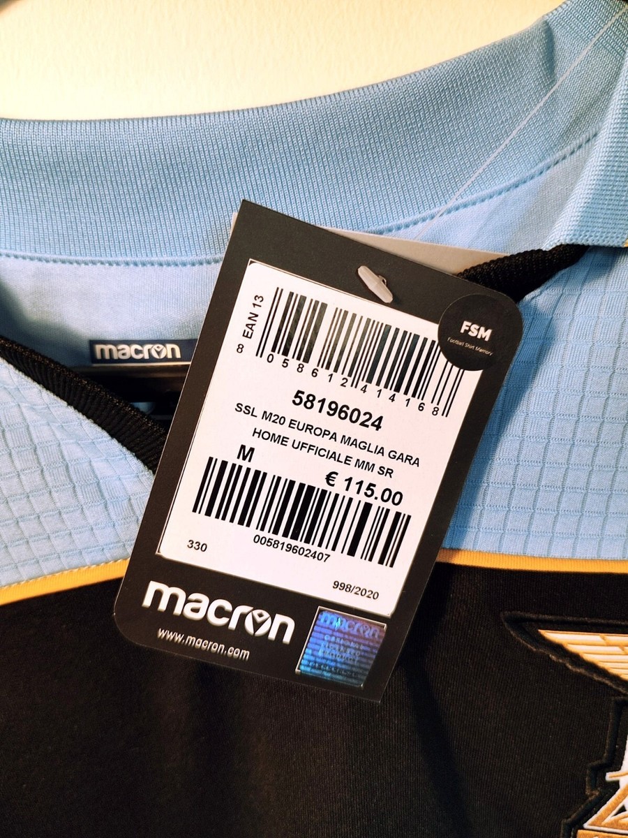 Maillot Lazio Domicile 20/21 – Immobile #17 – Taille M – Macron – Neuf Avec étiquettes
