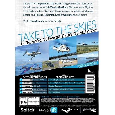 Extension Flight Simulator X – Aircraft Collector's Edition – PC – Rare