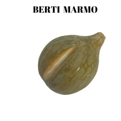 Small Marble Figs Set/3pcs, Mix Nature, Marble Fruit, B03, Berti Roberto
