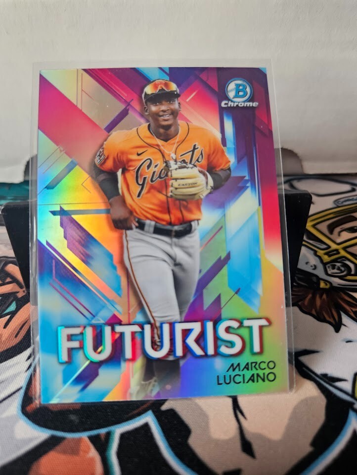 2021 Bowman Chrome Futurist Refractor Marco Luciano #FUT-ML San Francisco Giants
