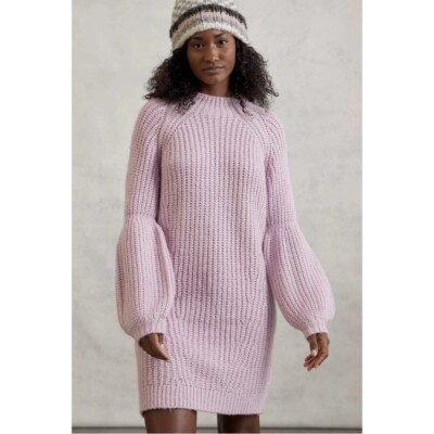 Allison Anthropologie Sweater Dress Melia Puffed Sleeve Small Chunky Knit $148 | eBay Allison Anthropologie Sweater Dress Melia Puffed Sleeve Small Chunky Knit $148 | eBay