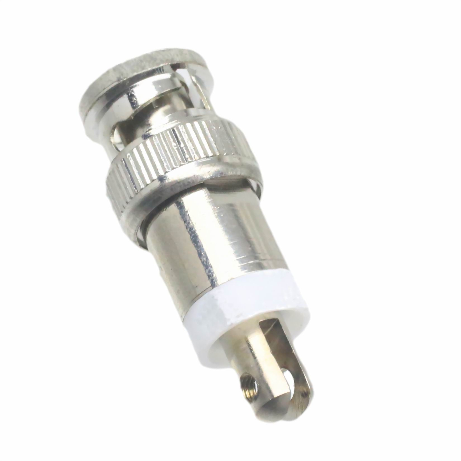 Connector BNC male plug 1.9mm clip screw edge mount 50Ω for attaching