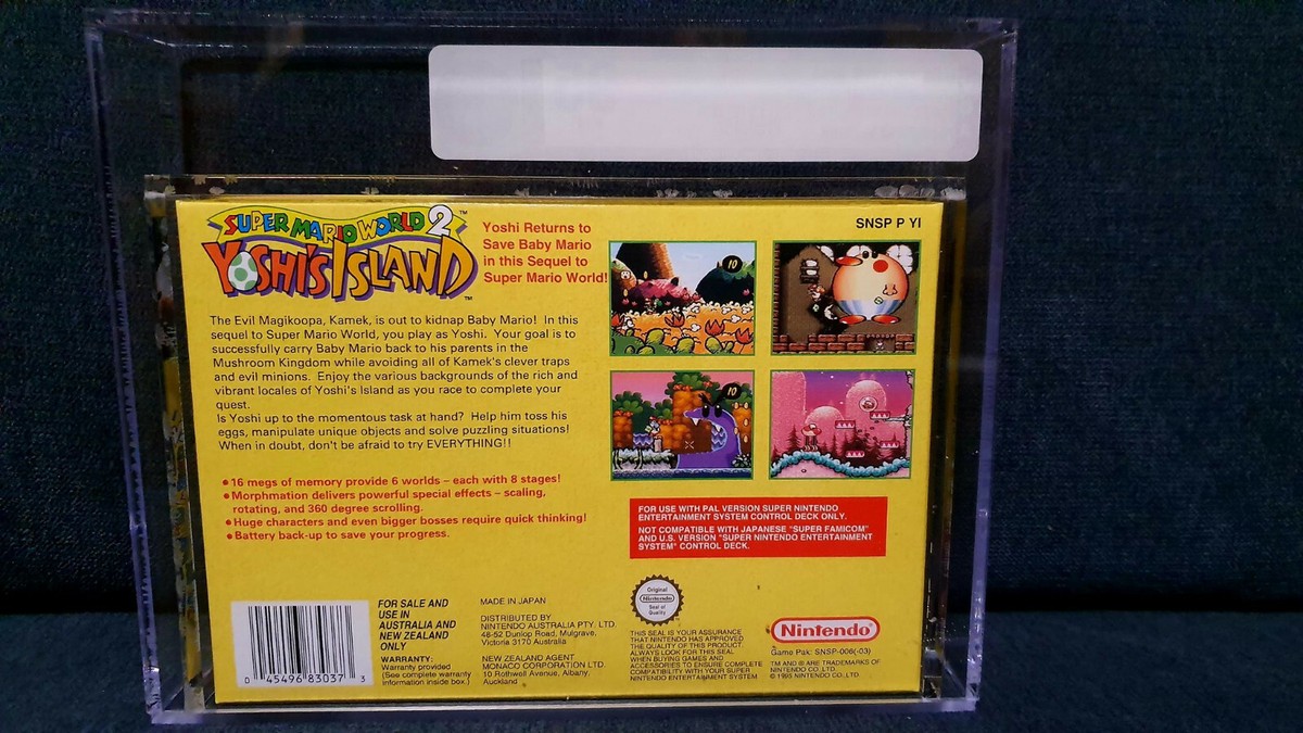 Super Mario World 2 Yoshis Island VGA 95 Nintendo Yoshi Yoshi's