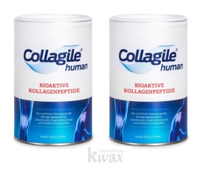 (EUR 94,97/kg) 2er-Pack - Collagile - Collagile Human - 2 x 300g Dose
