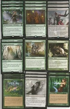 Mono Green Elf Ramp Deck - Eldrazi - MTG Magic the Gathering-Powerful-RTP- Stomp