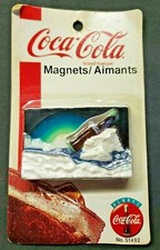 Vintage 1997 Coca Cola / Coke Magnet Polar Bear Bottle 51492 Sealed New U127