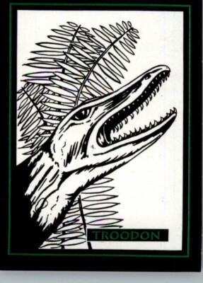 1993 Acid Rain Studios Dinosaur Terror - #1A Troodon