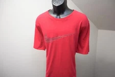 Nike Gym T Shirt Dri Fit Red Short Sleeve Atheltic Cut Tee Mens Size XL