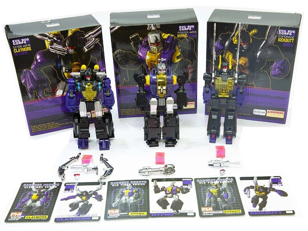 Bad Cube BC OTS-05/06/07 Evil Bug Corps MP Scale Set Of 3 2021 ver. In Stock