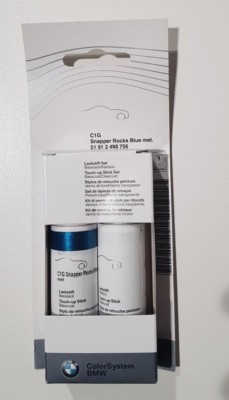 BMW TOUCH UP STICK SNAPPER ROCKS BLUE METALLIC C1G 51912448756 | eBay 