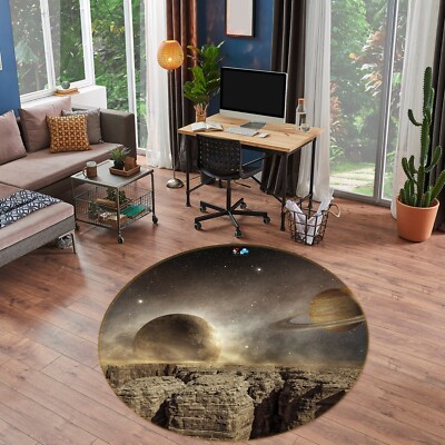 3D Mountain Planet ZHUA3045 Game Non Slip Rug Mat Photo Carpet Amy